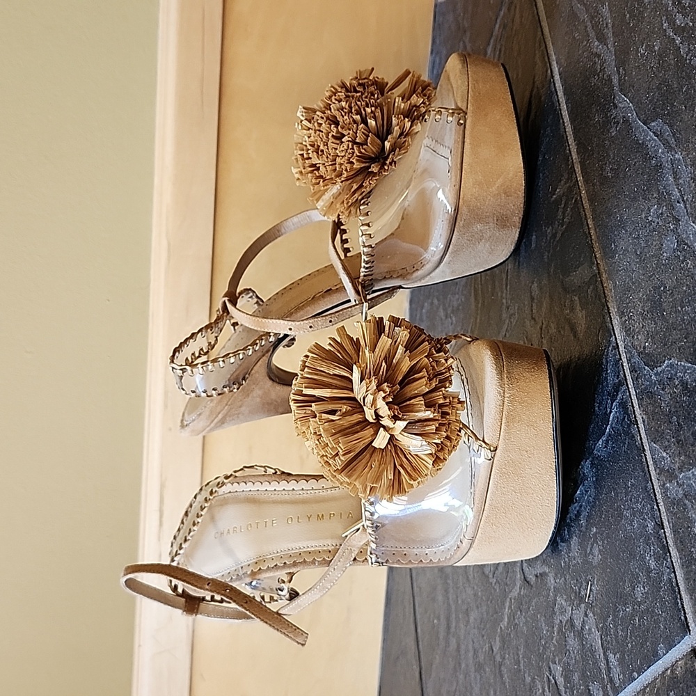 NWOT Charlottle Olympia Pomeline Platforms